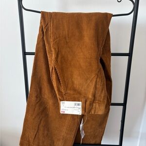Womens high waisted Brown Corduroy Pants
